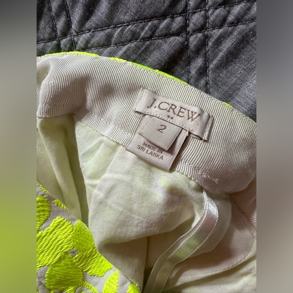 J. Crew bright floral embroidered skirt - Picture 9 of 9